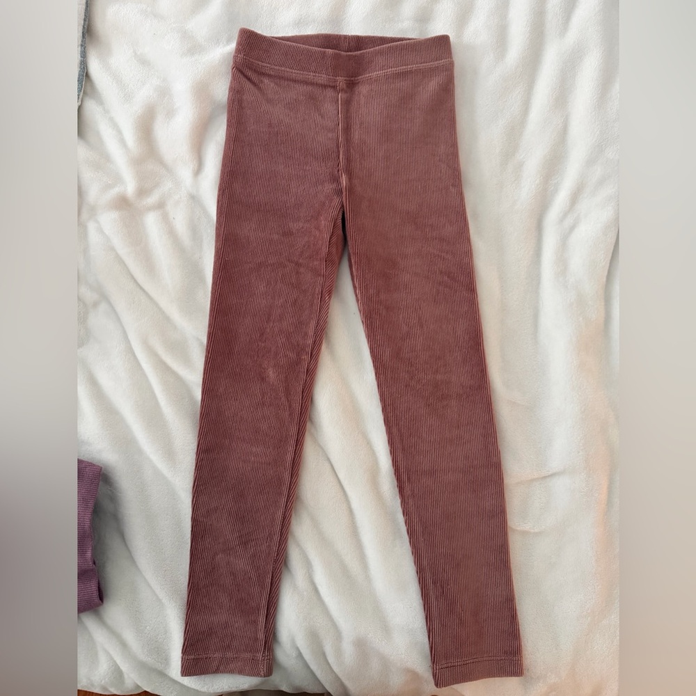Crewcuts Kids Corduroy Leggings in Pink
